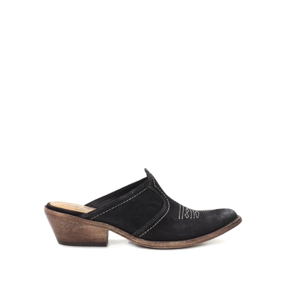 *New* Patricia Nash Battista Mules in Black Suede